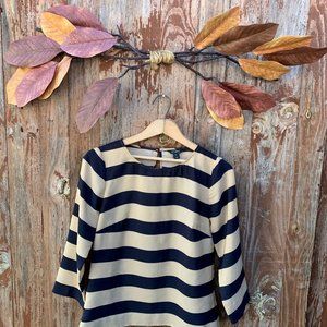 Ladies J. Crew Striped Blouse